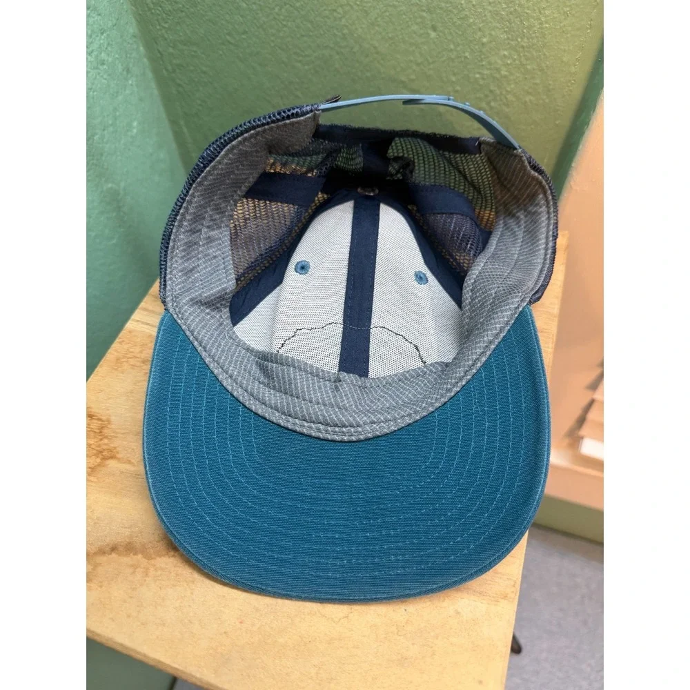 Patagonia Fits Roy Bear Mountain Cotton Mesh Back Hiking Trucker Hat Snapback